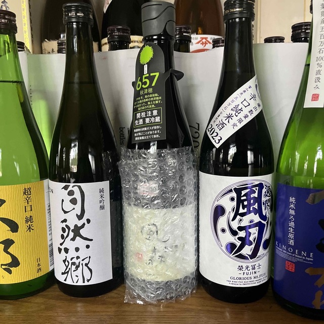 日本酒　四合瓶　日高見　川中島　風の森など