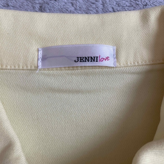 JENNI(ジェニィ)のイエローストレッチデニムジャケット💛 キッズ/ベビー/マタニティのキッズ服女の子用(90cm~)(ジャケット/上着)の商品写真