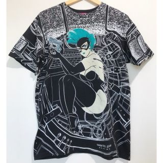 ミシカ(MISHKA)のMISHKA (ミシカ)　全面プリント　Tシャツ【中古】【007】(Tシャツ/カットソー(半袖/袖なし))