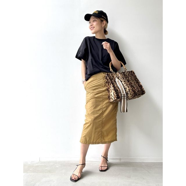 L'Appartement DEUXIEME CLASSE(アパルトモンドゥーズィエムクラス)の AMERICANA アメリカーナ Nylon Skirt ナイロン スカート  レディースのスカート(ひざ丈スカート)の商品写真