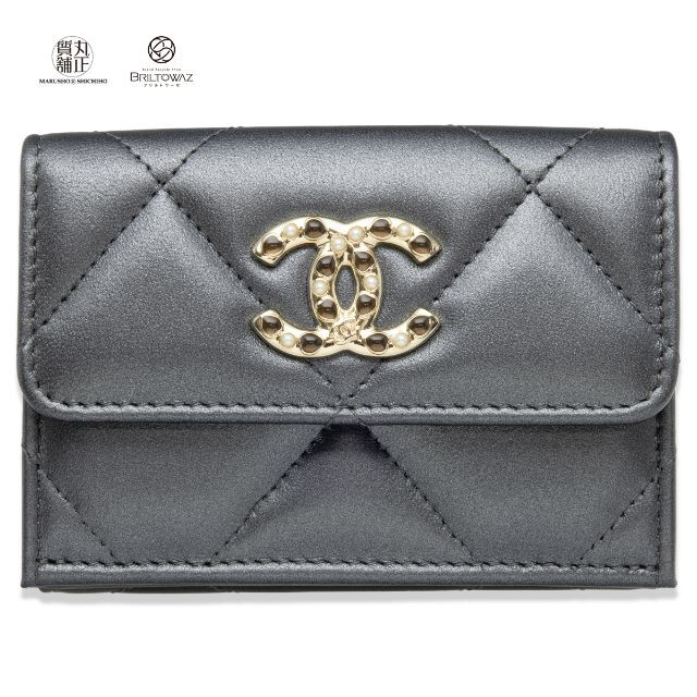 CHANEL メタリックカラーレザーグッズ チャーム-