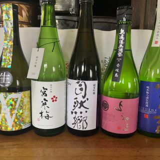 日本酒　四合瓶　みこずる　黒龍など(日本酒)