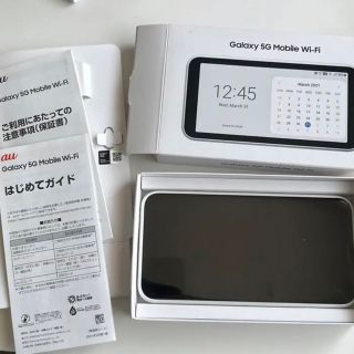 ギャラクシー(Galaxy)のgalaxy モバイルルーター　SCR01(PC周辺機器)