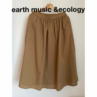アースミュージックアンドエコロジー(earth music & ecology)のアースミュージックアンドエコロジー　ミモレ　スカート(ひざ丈スカート)