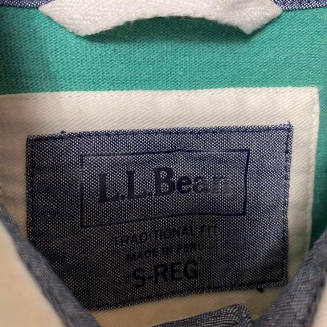 L.L.Bean(エルエルビーン)の◯【アースカラー 】エルエルビーンワンポイント ラベルロゴ 半袖ラガーシャツ メンズのトップス(ポロシャツ)の商品写真