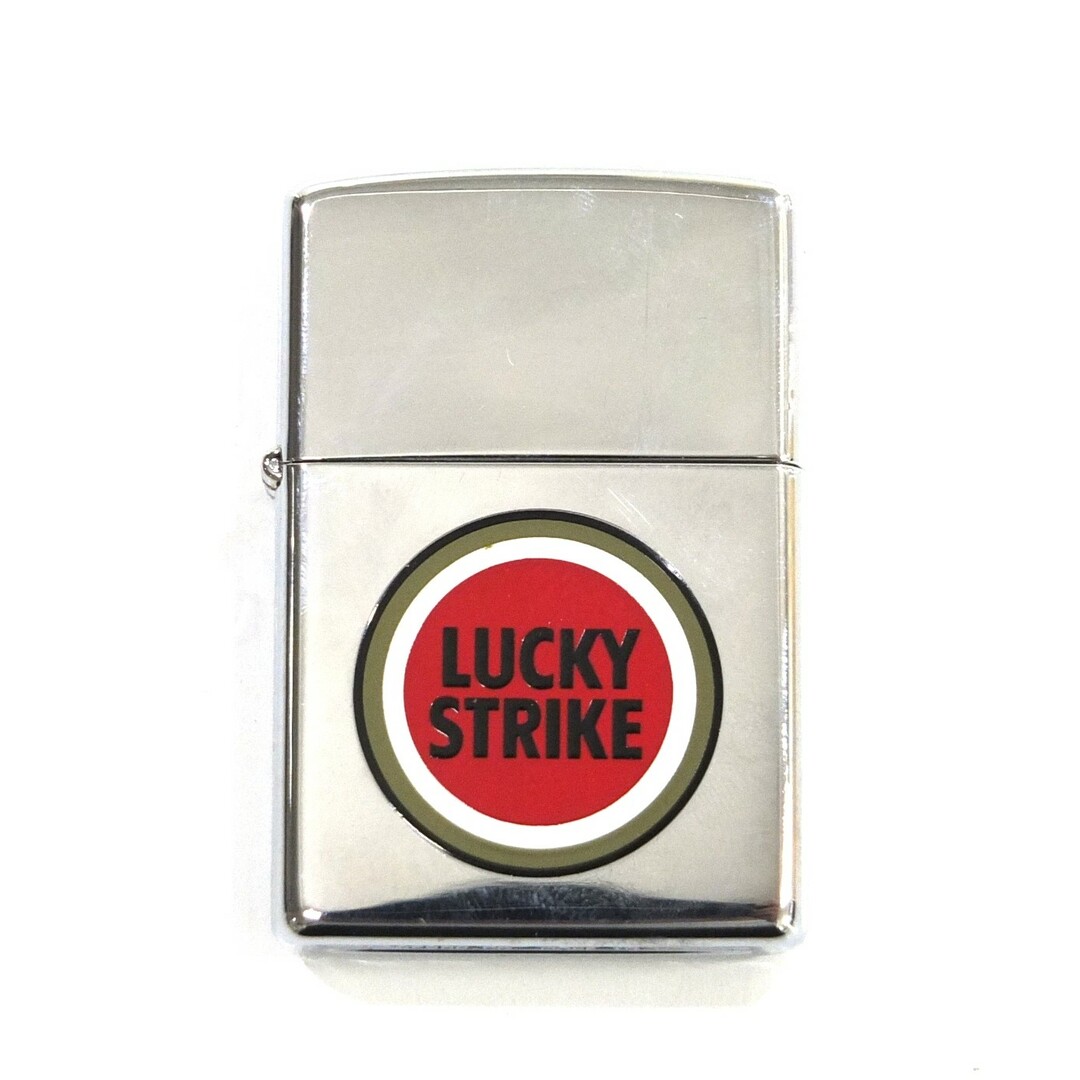 zippo ラッキーストライク LUCKY STRIKE オイルライター USA製ジッポ コラボ 限定 たばこ 煙草 銘柄 喫煙 希少 JA-16975