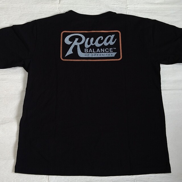 RVCA(ルーカ)の与染 様  RVCA ルーカ 半袖Tシャツ Lサイズ ポケＴブラック メンズのトップス(Tシャツ/カットソー(半袖/袖なし))の商品写真
