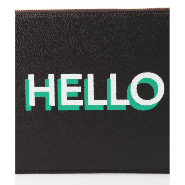 L'Appartement DEUXIEME CLASSE(アパルトモンドゥーズィエムクラス)のL'Appartement Hello Bonjour Pouch レディースのファッション小物(ポーチ)の商品写真