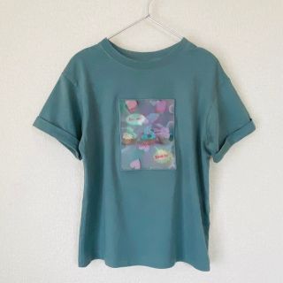 ジーユー(GU)のGU レンチキュラープリントTシャツ130(Tシャツ/カットソー)