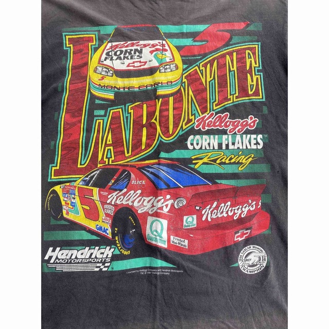 POWELLPE激レア90'S当時物NASCAR Tシャツ ヴィンテージ サイズL