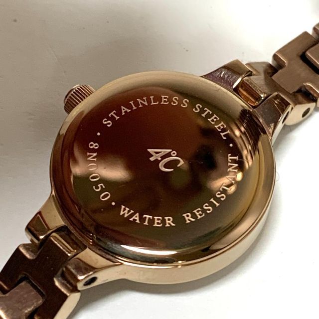 4℃(ヨンドシー)の625 4℃ ヨンドシー レディース 腕時計 クオーツ式 新品電池交換済 レディースのファッション小物(腕時計)の商品写真