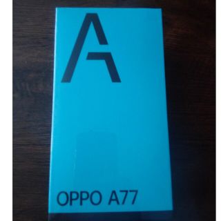 OPPO A77 新品未開封(スマートフォン本体)