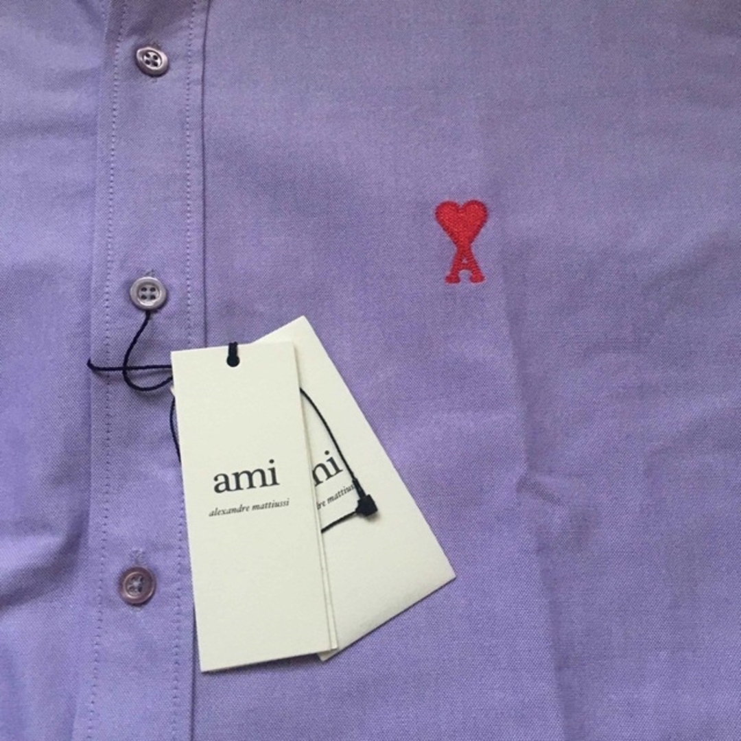 ami - 正規購入、新品タグ付き。Amiparis ロゴ オックスフォードシャツ