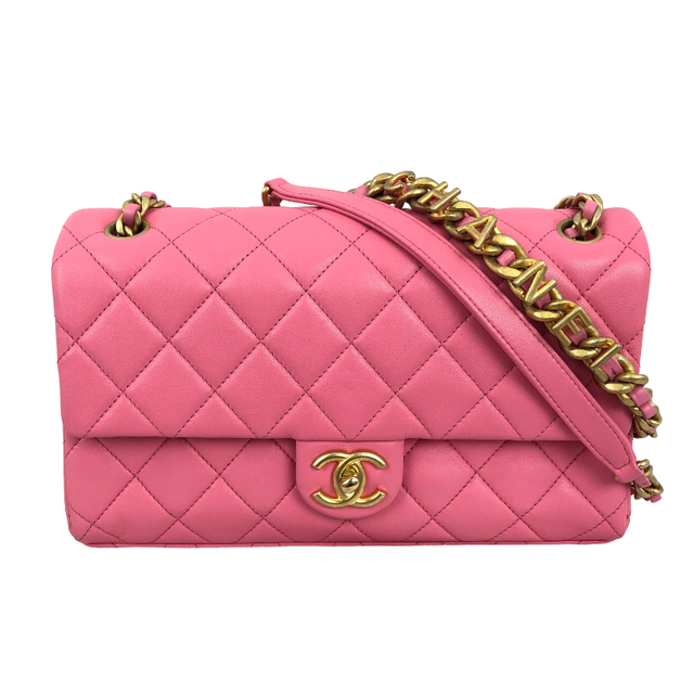 CHANEL - シャネル CHANEL ロゴチェーンフラップバッグ ショルダー