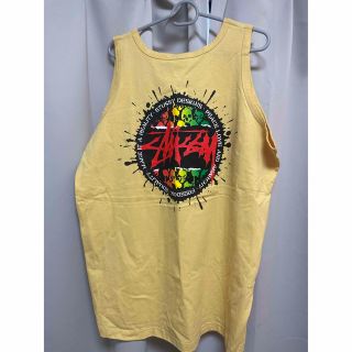 ステューシー(STUSSY)の【未使用】Stussy タンクトップ 黄色 XL(タンクトップ)