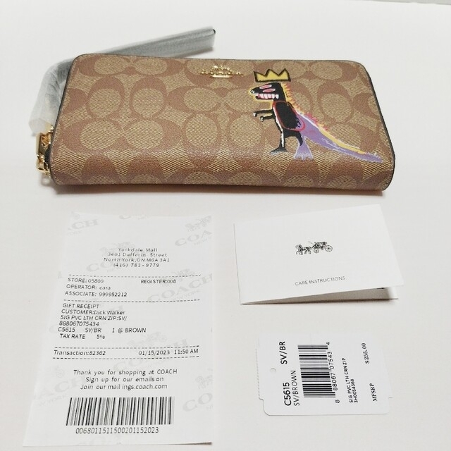 【新品未使用】COACH 長財布 F2131-C5615