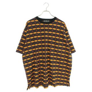 バランスウェアデザイン(balanceweardesign)のバランスウェアデザイン  23SS  JACQUARD CREW NECK TEE (BLACK) BAL-2050 ジャカード総柄Tシャツ メンズ XL(Tシャツ/カットソー(半袖/袖なし))