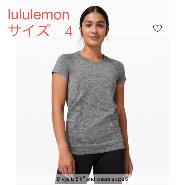 lululemon(ルルレモン)のLululemon Swiftly Tech Short Sleeve 2.0 レディースのトップス(Tシャツ(半袖/袖なし))の商品写真