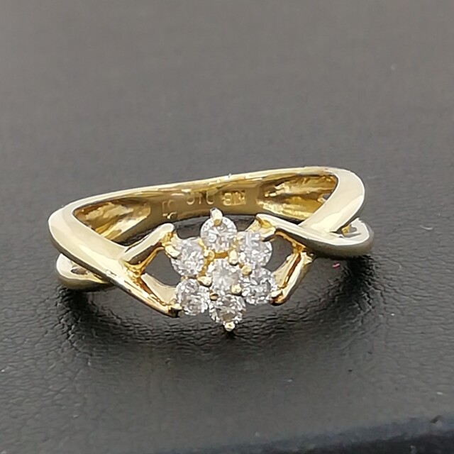 K18✨ダイヤ0.18ct✨size5.5✨ピンキーリング✨SOPHYブランド レディースのアクセサリー(リング(指輪))の商品写真