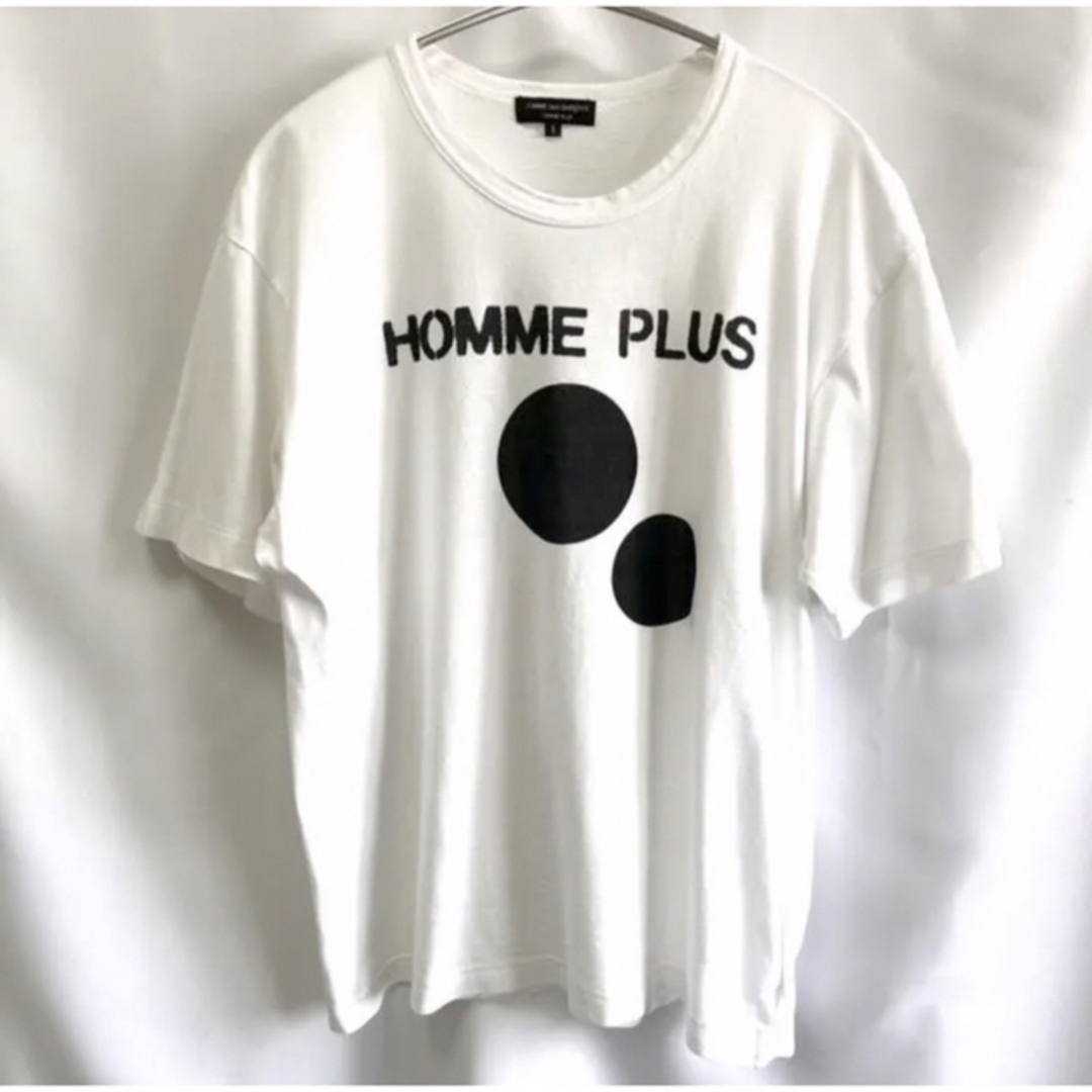 COMME des GARCONS HOMME PLUS(コムデギャルソンオムプリュス)の【美品】コムデギャルソンオムプリュス絶対ギャルソンって分かるロゴプリントTシャツ メンズのトップス(Tシャツ/カットソー(半袖/袖なし))の商品写真