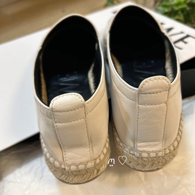 新品同様 LOEWE ロエベ アナグラムエスパドリーユ 41 フラットシューズ