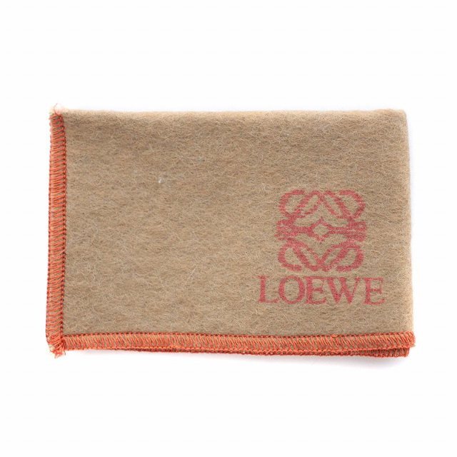 LOEWE(ロエベ)のロエベ キーリング キーホルダー アナグラム スクエア ロゴ レザー 紺 エンタメ/ホビーのコレクション(その他)の商品写真