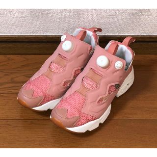 リーボック(Reebok)の良品 REEBOK PUMP FURY OFF TG 23.5cm ピンク og(スニーカー)