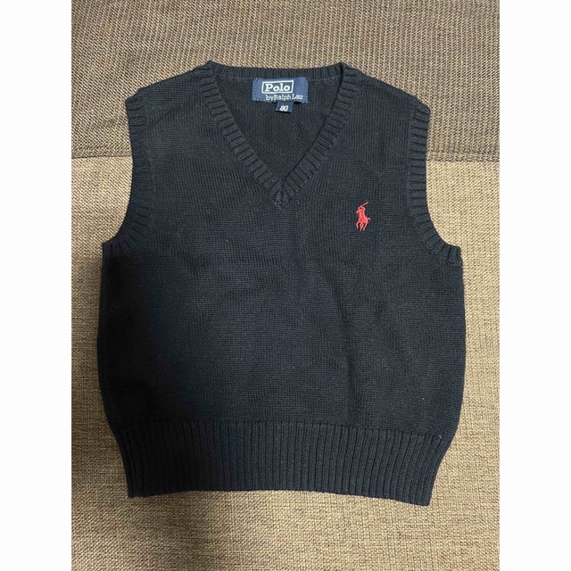 POLO RALPH LAUREN(ポロラルフローレン)の【美品】ポロラルフローレン ☆ベスト　80cm  キッズ/ベビー/マタニティのベビー服(~85cm)(その他)の商品写真