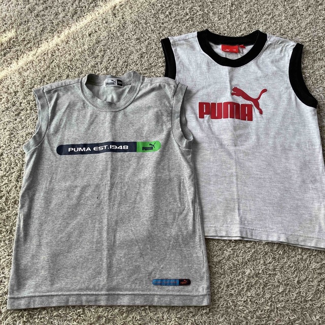 PUMA(プーマ)のPUMA ノースリーブシャツ 130 キッズ/ベビー/マタニティのキッズ服男の子用(90cm~)(Tシャツ/カットソー)の商品写真