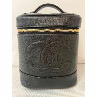 シャネル(CHANEL)のシャネル バニティバッグ ビンテージCHANEL キャビアスキン(ハンドバッグ)