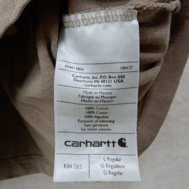 carhartt(カーハート)のCarhartt Henry Neck T-Shirts 00s L T158 メンズのトップス(Tシャツ/カットソー(半袖/袖なし))の商品写真