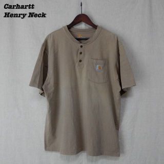 カーハート(carhartt)のCarhartt Henry Neck T-Shirts 00s L T158(Tシャツ/カットソー(半袖/袖なし))