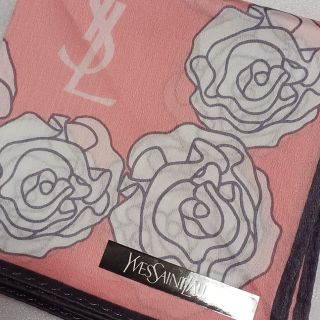 イヴサンローラン(Yves Saint Laurent)の値下げ📌イヴサンローラン☆大判ハンカチ🌹(ハンカチ)