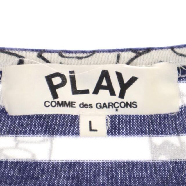 コムデギャルソン Tシャツ 日本製 PLAY 総柄