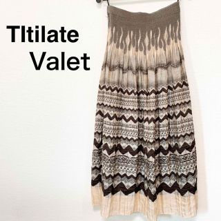 ティティレートヴァレット(Titilate Valet)のused★やや難有 TItilate Valet ロングスカート　マキシスカート(ロングスカート)