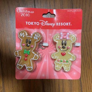 ディズニー(Disney)のディズニー　Christmas 2010 ライティングバッジ　光るバッジ(キャラクターグッズ)