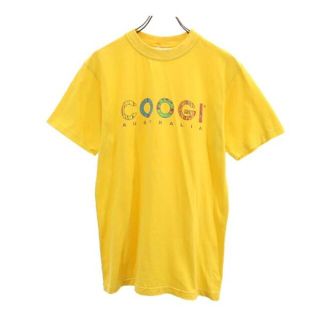 クージー(COOGI)のクージー ロゴプリント 半袖 Tシャツ S イエロー系 COOGI メンズ 【中古】  【230512】(Tシャツ/カットソー(半袖/袖なし))