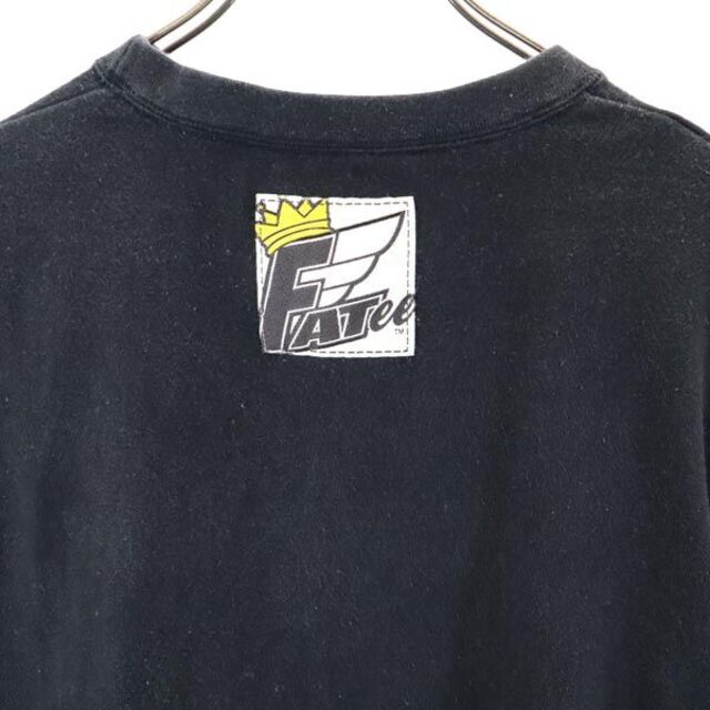 エフエーティー ロゴプリント 半袖 Tシャツ SKINNY ブラック系 FAT メンズ 【中古】 【230512】