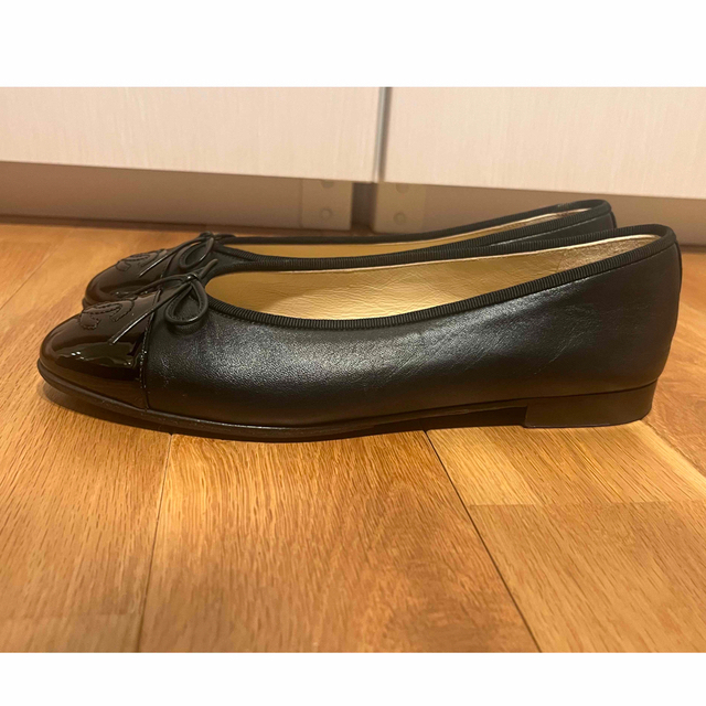 CHANEL - CHANEL シャネル バレリーナ 36.5 フラットシューズ の通販