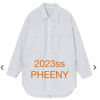 フィーニー(PHEENY)のpheeny  Stripe dump shirt シャツ(シャツ/ブラウス(長袖/七分))