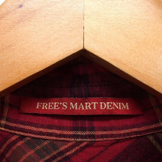 FREE'S MART(フリーズマート)のフリーズマート Free's Mart DENIM シャツワンピース チェック レディースのワンピース(ひざ丈ワンピース)の商品写真