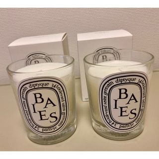 ディプティック(diptyque)の2個セット★DIPTYQUE ディプティック キャンドル べ 190GBAIES(キャンドル)