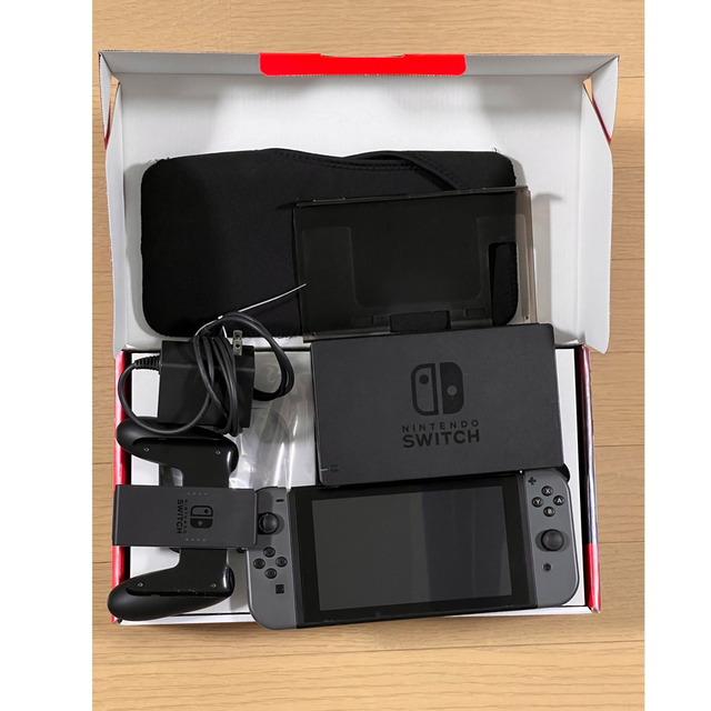 人気のファッションブランド！ Nintendo Switch 本体 (バッテリー改良版新型)グレー エンタメ/ホビー