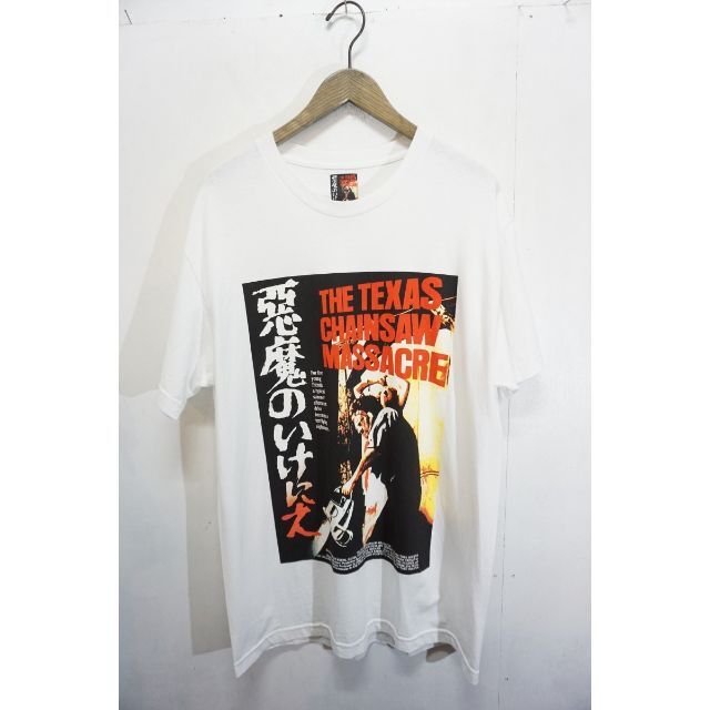 WACKO MARIA(ワコマリア)の美品正規 22SS ワコマリア×悪魔のいけにえ  Tシャツ 白 本物 930M▲ メンズのトップス(Tシャツ/カットソー(半袖/袖なし))の商品写真