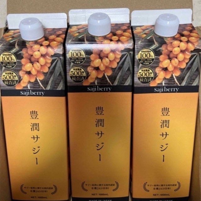 豊潤 サジー 1000ml ×3本-