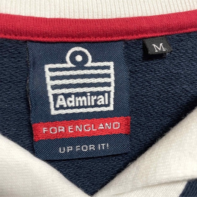 Admiral(アドミラル)の【admiral】アドミラル　イングランドワッペン半袖ポロ　裏毛半袖　メンズ　M メンズのトップス(ポロシャツ)の商品写真