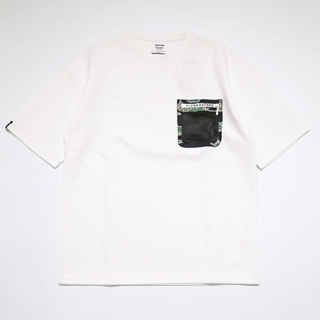 新品☆FLASH PACKER 異素材ポケットTEE 接触冷感 吸汗ドライ | フリマアプリ ラクマ