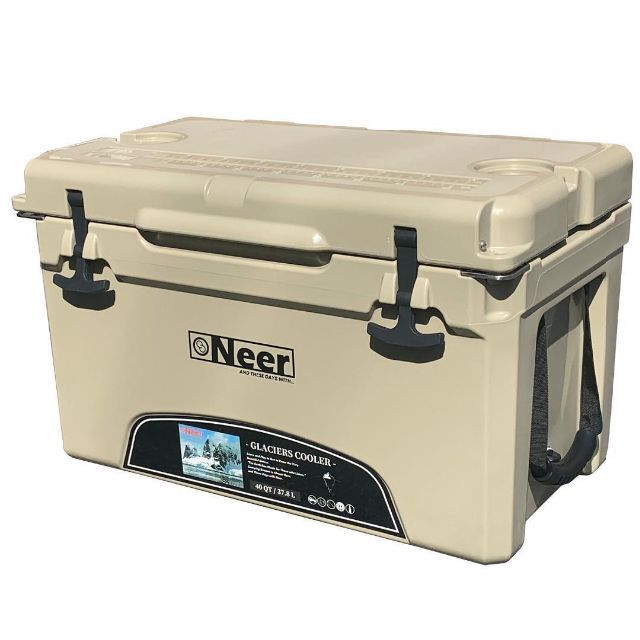 Neer グレイシャーズクーラーボックス 40QT 37.8L タン 1649