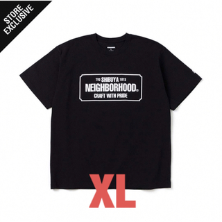 ネイバーフッド(NEIGHBORHOOD)のNEIGHBORHOOD 渋谷限定 TEE SS BLACK  XL(Tシャツ/カットソー(半袖/袖なし))