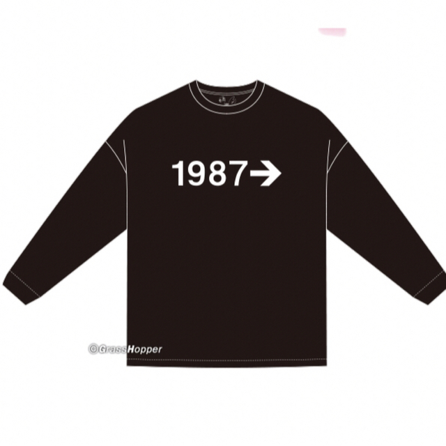 スピッツ 1987→ BIG LONG SLEEVE T-shirt(ブラック) - ミュージシャン